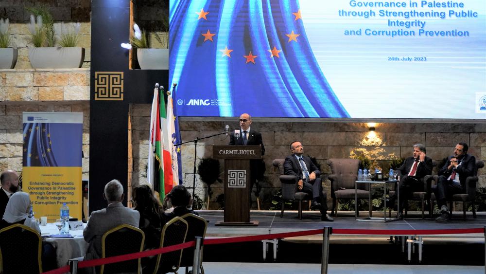 La presentazione ufficiale all'hotel Carmel di Ramallah - Foto 2