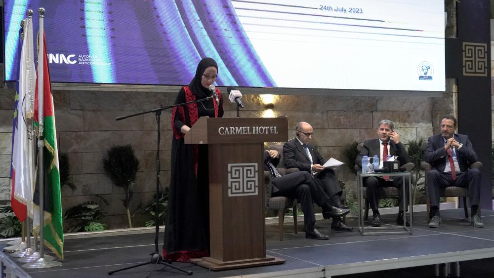 La presentazione ufficiale all'hotel Carmel di Ramallah - Foto 1