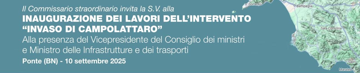 Diga di Campolattaro, domani l’inaugurazione dei lavori. Supporto determinante di Anac