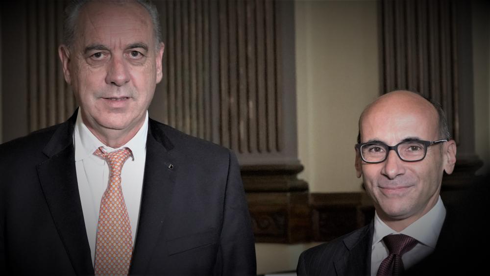 Interviste a margine del presidente Busia e del commissario Legnini - Foto 1